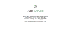 Desktop Screenshot of juliebataille.com