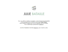 Tablet Screenshot of juliebataille.com
